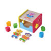 Intelligent Educational 2 In 1 Wooden Block Cubes And Jigsaw Puzzle Changing Box