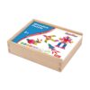 Whole Sale Pattern Coogam Wood Magnet Block Jigsaw Toy Wooden Blocks Puzzle