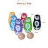 Good Quality Popular Kids Game Wooden Bowling Set Early Education Toys