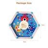 Wooden Palm Balance Game Children's Intelligence Development Thinking Training Ball Walking Cartoon Maze Educational Toys