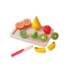 14 Pcs Wooden Role Play Kitchen Food Pretend Cutting Food Fruit Set Toys Wood