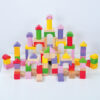Hot sale educational montessori kids wooden toys cubes building blocks