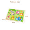 Wooden Puzzle Cute Cartoon Animal Intelligence Kids Educational Gift Brain wooden puzzle