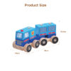 Wholesale Solid Wooden Color Car Children'S Educational Learning Cognitive Infants Car Toys