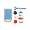 New kids pretend play wooden kitchen food toys with fruit and vegetables