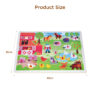 Early Education Colorful 3D Puzzle Farm Scene Learning Wooden Peg Puzzles