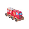 Hot Sell Wooden Kid's Car Wood Blocks Toy with Wheels for kids