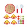 Homemade Wooden Pizza Play Tableware Funny Kitchen Food Set Pretend Pizza Model Toys
