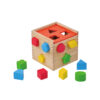 Educational Activity Wood Sorting Cube Game Shape Sorter Toy Block Box