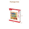 Children's Wooden Early Education Toy Seven Star Ladybug Wooden Bead Maze Toy with Pen and Ball