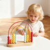 Wooden Montessori Math Teaching Aids for Children's Enlightenment Education Counter