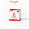 Wooden afternoon tea cake set role-playing toys wooden dessert and dessert stand toys