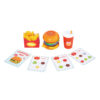 Hamburger Stacking Toys Montessori Fine Motor Toys for 3 4 5 Year Old