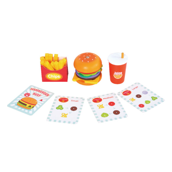 Hamburger Stacking Toys Montessori Fine Motor Toys for 3 4 5 Year Old - Image 5