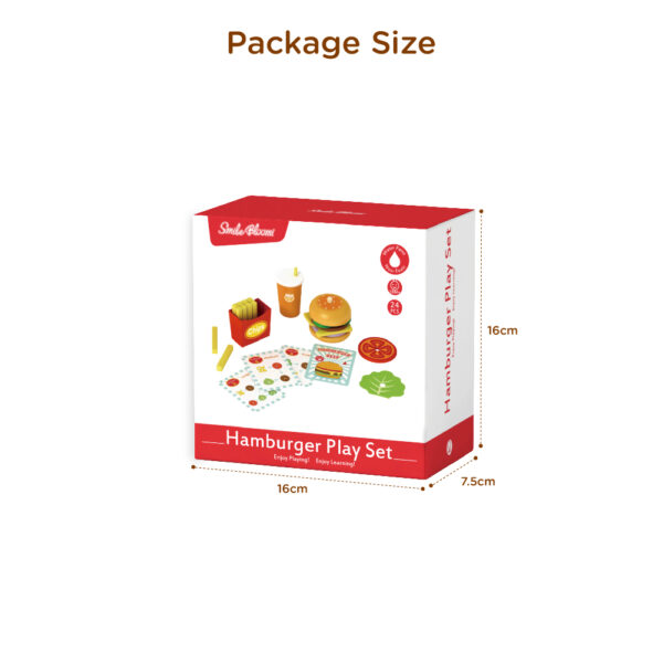 Hamburger Stacking Toys Montessori Fine Motor Toys for 3 4 5 Year Old - Image 8