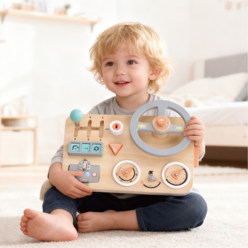Busy Board Play Driving Steering Wheel Activity
