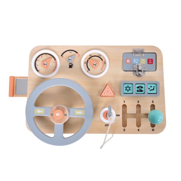 Busy Board Play Driving Steering Wheel Activity - Image 2