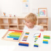 Math Blocks, Counting Blocks, Montessori Math, Fraction Bars