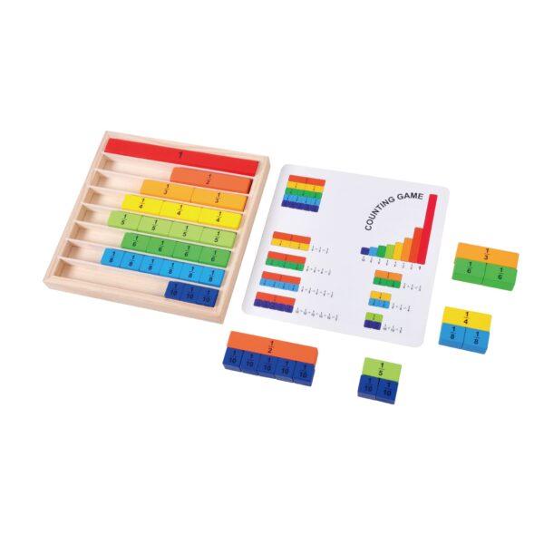 Colorful Math Fraction Learning Toy - Image 2