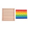 Wooden Montessori Teaching Aids Math Toys Color Fraction Sticks Kindergarten Early Educational Toys for Kids