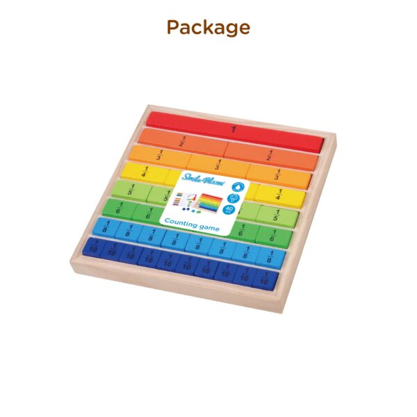 Colorful Math Fraction Learning Toy - Image 8