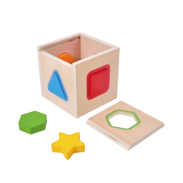 Wooden Toys Shape Cubes - Activity Stacking Toys - Animal Wire Labyrinth Educational Toys Set 3 in 1 - Image 2