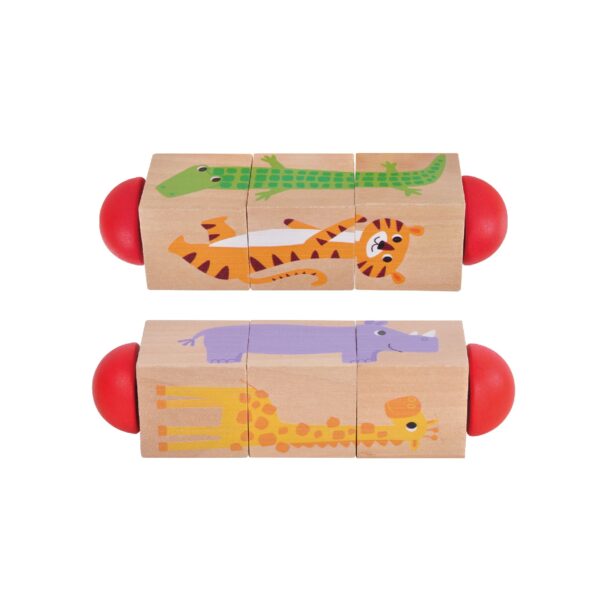 Wooden Montessori Toys 4 in 1 Learning Educational Toys for Toddler with Educational Box - Image 4