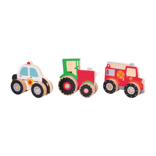 Wooden Building Car Learning Set - Image 3