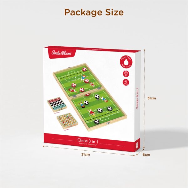 Football Desktop Puzzle Game Kid Toy 3 in 1 Game - Image 7