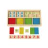 Montessori Children's Wooden Math Block Education Early Puzzle Learning Counting Stick Toy