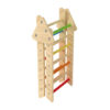 3 in 1 Toddler Rainbow Climbing Toy Set 3 Pieces Wooden Safe and Sturdy Kids Gym Climbing Toys for Toddlers