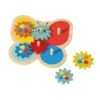 Educational shape learning butterfly shape with gear wooden gear toy