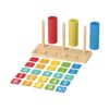 Montessori education children's wooden abacus Learning math matching numbers early childhood education