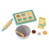 Wooden baking toys children's role play cookie making toy set