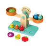 Wooden balance game vegetable weighing math scale balance preschool wooden children educational toys gift