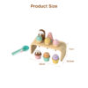 Wooden Ice Cream Set (with Wooden Stand), Cones and Popsicles Kids Educational Role Play Toy, Kids Gift