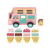 Ice Cream Van Mini Wooden Ice Cream Cart Toy Role Playing Game