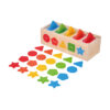 Montessori Wooden Shape Matching Blocks Children's Cognitive Color Number Toy