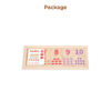 Counting Game Montessori Math Building Blocks Wooden Jigsaw Puzzle Children's Educational Toys Early Education Cognitive Toys