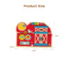 Wooden Farm Busy Board Sensory Toy for Kids, Educational Toy for Preschool