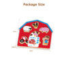 Wooden Farm Puzzle, 3D Farm Animal Cognition for Kids, Suitable for Preschoolers