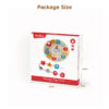 Wooden Clock Educational Toy With String