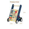 Educational toys baby walker educational cart space station toys wooden children educational toys