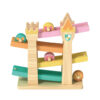 Children's Castle Series Ramp Race Wooden Racing Track Sliding Tower Baby Toy