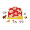 Wooden farm 3D puzzle Educational Montessori matching game learning toys