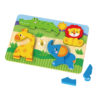 Wooden forest puzzle, educational forest zoo animal 3D cute puzzle