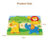 Wooden forest puzzle, educational forest zoo animal 3D cute puzzle