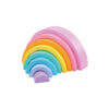 Wooden rainbow stacking blocks 8-piece stacking toy for children to develop creativity, color recognition, educational toys, fine motor skills
