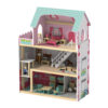 Wooden toyhouse Girl role play toyhouse set Children's pretend play dollhouse