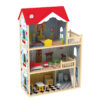 Popular Simulation Children's Three-Storey Playhouse | Mini Furniture Wooden Dollhouse Toys